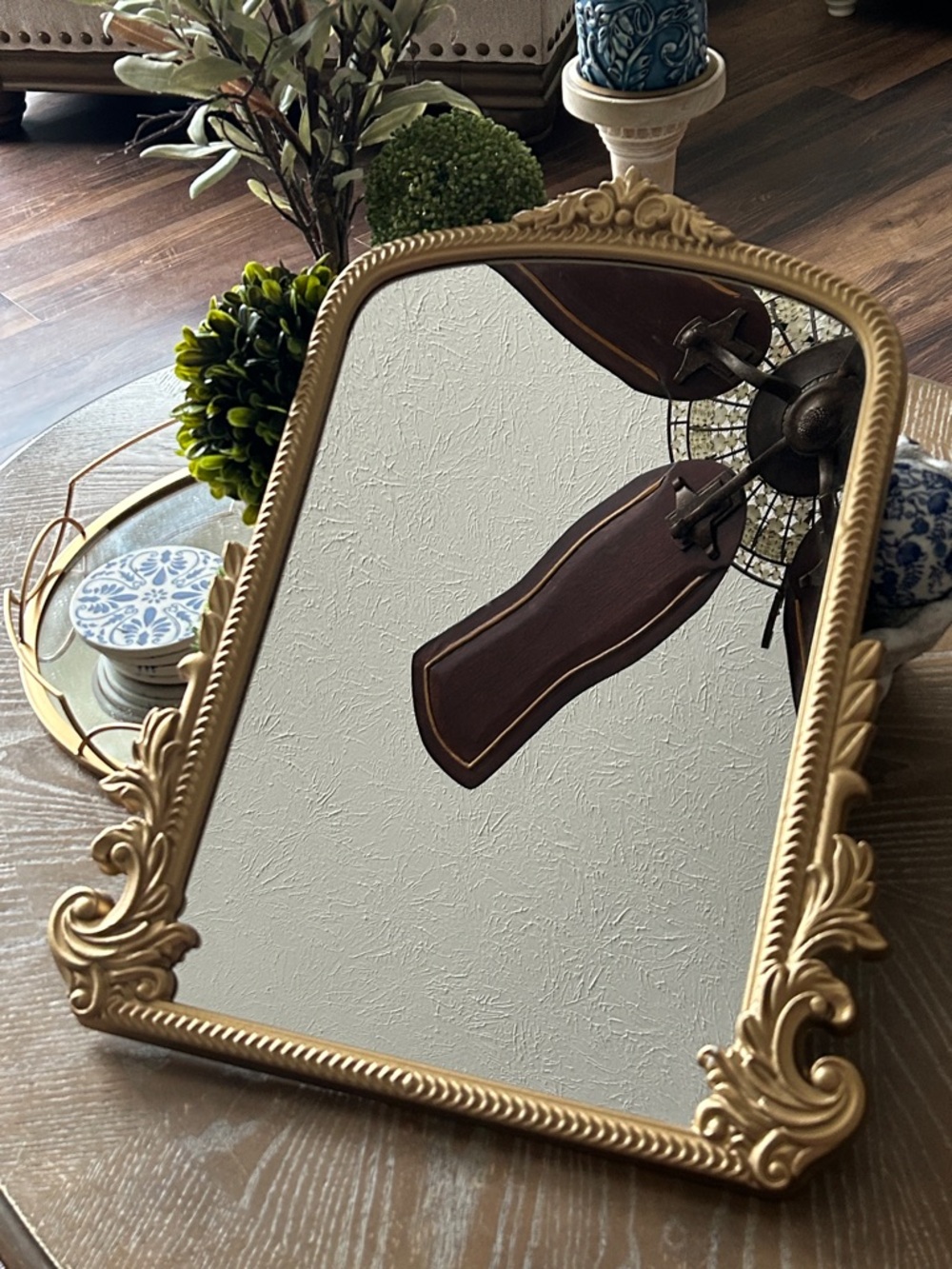 NEW! Vintage Inspired Gold Ornate Shabby Chic Wall Mirror